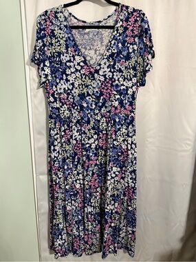 24/7 by Maurice’s Floral Tulip Sleeve Dress